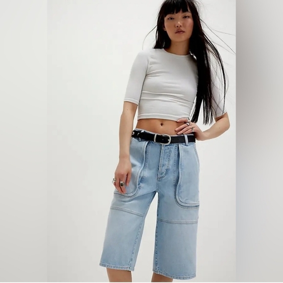 We The Free Havasu Slouchy Cropped Jeans. Size 26 NWT - Picture 3 of 11